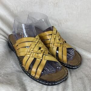 Natural Soul By Naturalizer Open Toe Slide Sandals Size 8M